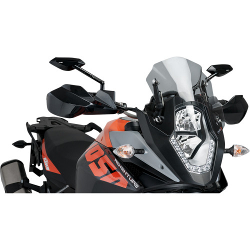 Puig Hi-Tech Parts New Generation Windscreen - 12-3/8" - Smoke - Ktm Adventure 6847H Puig Hi-Tech Parts New Generation Windscreen - 12-3/8" - Smoke - Ktm Adventure 6847H