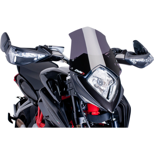 Puig Hi-Tech Parts New Generation Windscreen - 12-1/4" - Dark Smoke - Rivale 800 6499F