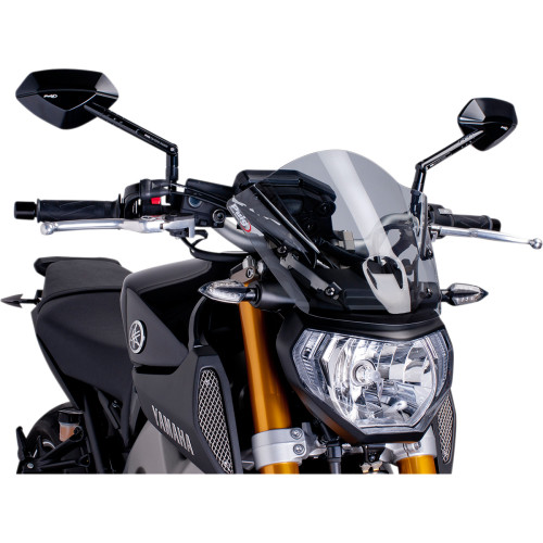 Puig Hi-Tech Parts New Generation Windscreen - 11-1/2" - Smoke - Mt09 6859H Puig Hi-Tech Parts New Generation Windscreen - 11-1/2" - Smoke - Mt09 6859H