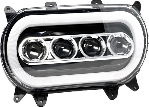 Letric Lighting Co Quad-Beam Integrted Led Headlight `15-Up Fltr Llc-Qb-Fh Letric Lighting Co Quad-Beam Integrted Led Headlight `15-Up Fltr Llc-Qb-Fh