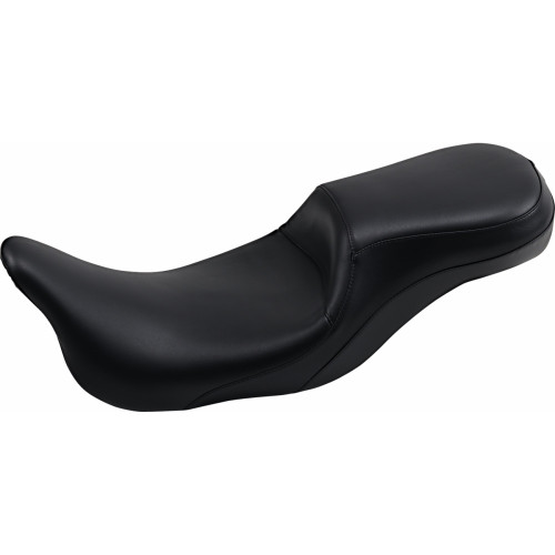 Le Pera Outcast Daddy Long Legs Seat - 2-Up - W/O Backrest - Smooth - Black - Fl '08-'23 Lk-997Dl