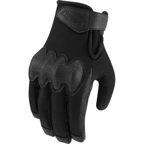ICON 3301-4248 Icon Pdx3 Gloves - Black - Large