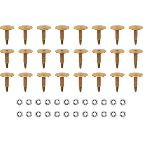 Stud Boy Studs With Locknuts - 1.080" - 24 Pack 2435-P1