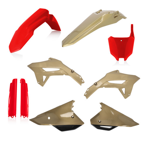 Acerbis Full Plastic Kit Red/Gold Hon 2858927839