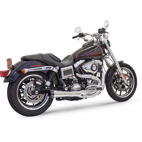 BASSANI XHAUST 1D32R Bassani Xhaust Mega Power Exhaust - Chrome - Fxd/Fxdwg With Mid/Forward Controls 1D32R