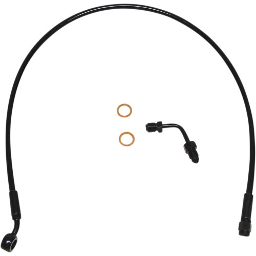 Magnum Shielding Brake Line - Upper - Black - Abs Sbb1507-22