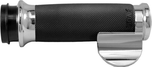 AVON CC-85-CH-BO-FLY Avon Custom Contour Grips Tbw Throttle Boss Chrome Cc-85-Ch-Bo-Fly