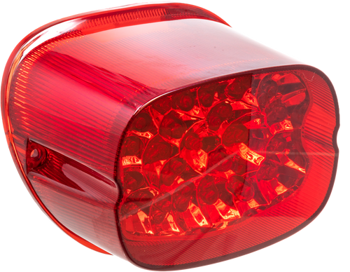 Letric Lighting Co LLC-SQTL-RA Letric Lighting Co Sqaureback Led Tailight Red Lense Llc-Sqtl-Ra
