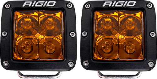 Rigid 20252 Rigid D-Series Spot Amber Pro Pair 20252