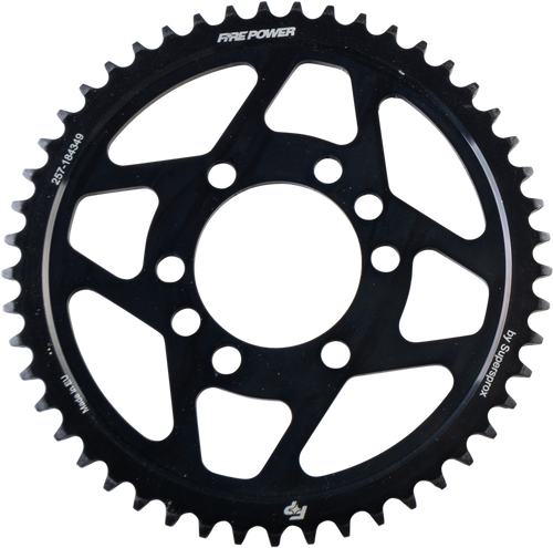 Fire Power Rear Sprocket Steel 49T Blk Fps-1843-49-Blk