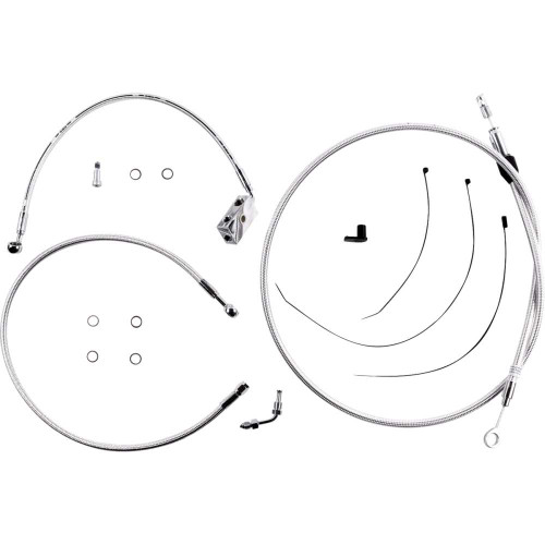 MAGNUM SHIELDING 3871256 Magnum Shielding Sterling Chromite Ii® Designer Handlebar Installation Kit - 6" - '18-'24 Softail 3871256