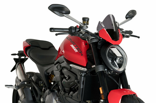 Puig Windscreen Sport Dark Smoke Oem Flyscreen Only Duc 20688F
