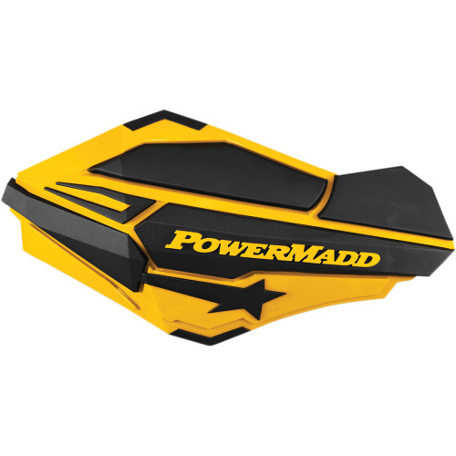 Powermadd Handguards - Ski-Doo Yellow/Black 34401