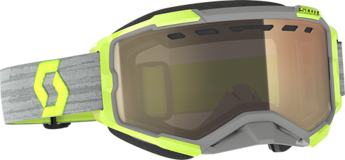 Scott Fury Goggle Snow Cross Ls Gry/Ylw W/Bronze Chrome 278604-1120245