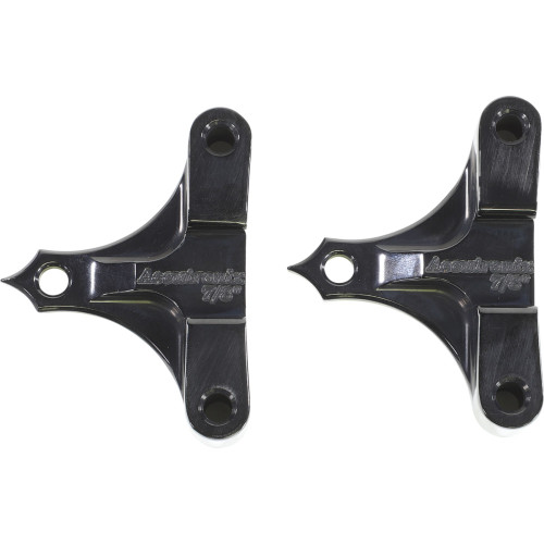 Accutronix Hot Legs/Bagger Legs Fender Spacers - Black - 0.875" Spacer - For 5-1/2" Width Fender Tfs49-Nf7/8B