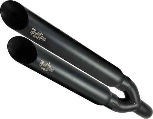 Voodoo Shorty Slip-On Exhaust Black Vespyf3L5B