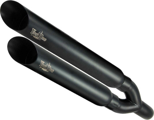 Voodoo VESPYF3L5B Voodoo Shorty Slip-On Exhaust Black Vespyf3L5B