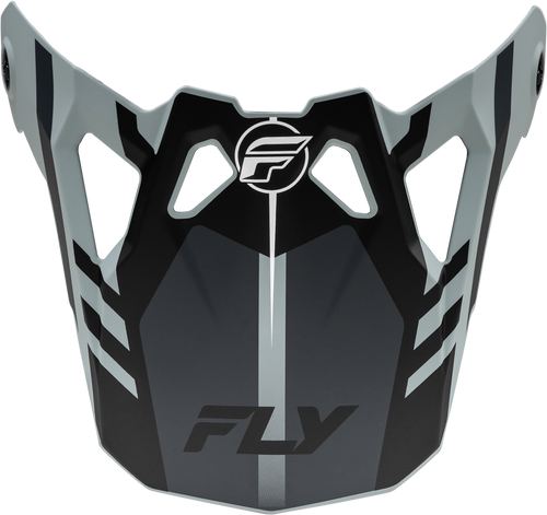 Fly Racing 73-0041 Fly Racing Formula Cp Krypton Visor Matte Grey/Black M-2X 73-0041