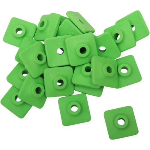 FAST-TRAC 702G96 Fast-Trac Extra Large Backer Plates - Green - Square - 96 Pack 702G-96