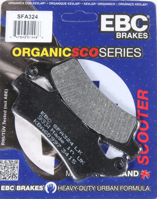 Ebc Brake Pads Sfa324 Organic Sfa324