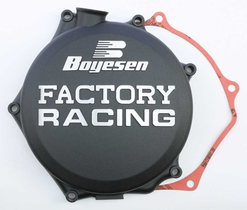 BOYESEN CC-27AB Boyesen Factory Racing Clutch Cover Black Cc-27Ab