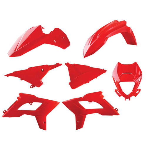 POLISPORT 91085 Polisport Restyle Kit W/Mask Beta Red 91085