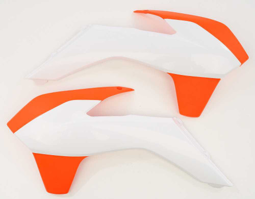 ACERBIS 2314255321 Acerbis Radiator Shroud Orange/White 2314255321