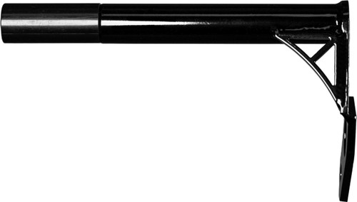 Santoro Fabworx SF80015 Santoro Fabworx Rear Peg Frame Mount Slider M8 Softail Black Sf80015