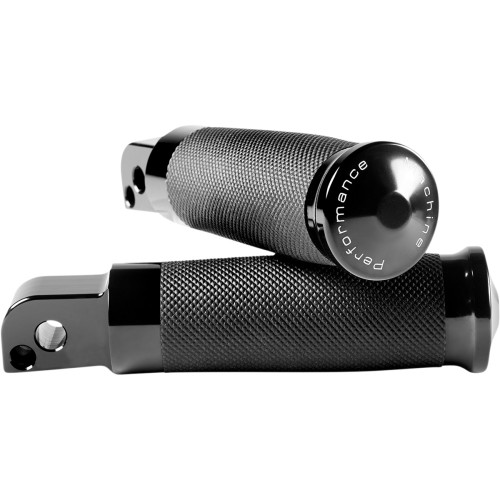 Performance Machine (Pm) Contour Footpeg - M8 - Passenger - Black 0035-1237M-B