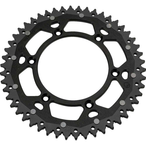 MOOSE RACING 12102104910X Moose Racing Dual Sprocket - Black - 49 Tooth 1210-210-49-10X