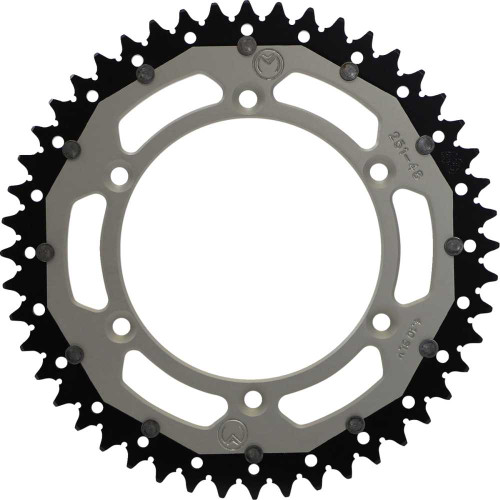 MOOSE RACING 12102514811X Moose Racing Dual Sprocket - Silver - 48 Tooth 1210-251-48-11X