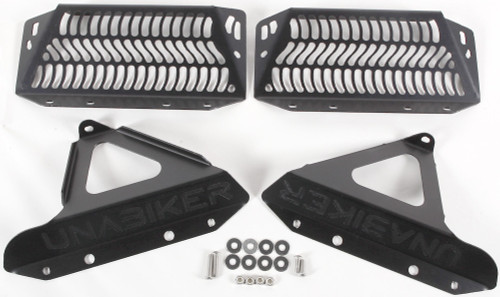Unabiker Radiator Guard (Black) Yyz123-K