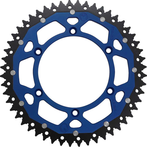 MOOSE RACING 12102515212X Moose Racing Dual Sprocket - Blue - 52 Tooth 1210-251-52-12X