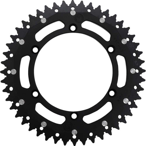 MOOSE RACING 12104604810X Moose Racing Dual Sprocket - Black - 48 Tooth 1210-460-48-10X