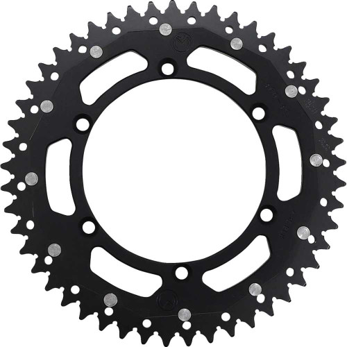 MOOSE RACING 12104604910X Moose Racing Dual Sprocket - Black - 49 Tooth 1210-460-49-10X