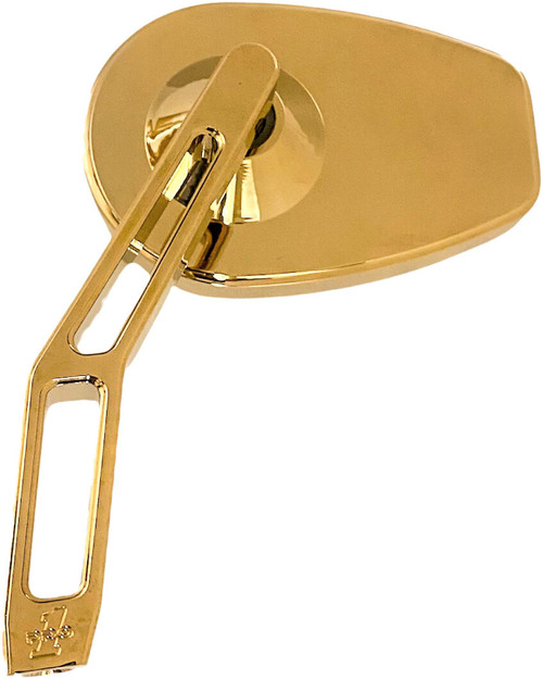 Pro One Micro Mirror V2 Cut Stem Left Gold Tin 102100Tin