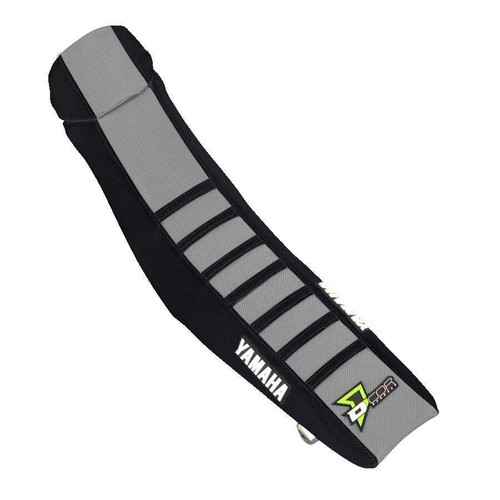 D-Cor 30-50-479 D-Cor Seat Cover Black/Grey Black Ribs Yzf250/450 30-50-479