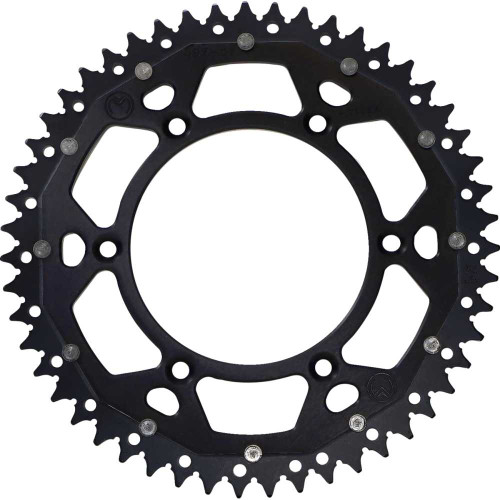MOOSE RACING 12108975110X Moose Racing Dual Sprocket - Black - 51 Tooth 1210-897-51-10X
