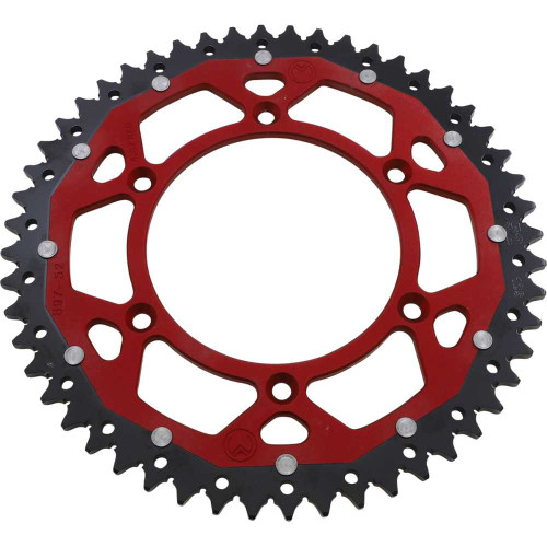 MOOSE RACING 12108975213X Moose Racing Dual Sprocket - Red - 52 Tooth 1210-897-52-13X