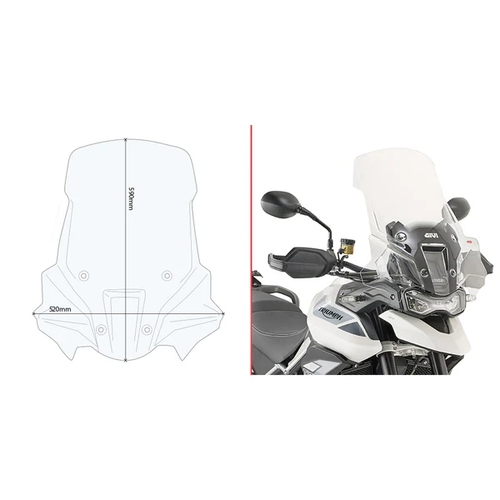 Givi Windscreen Specific Clear Tri D6415St
