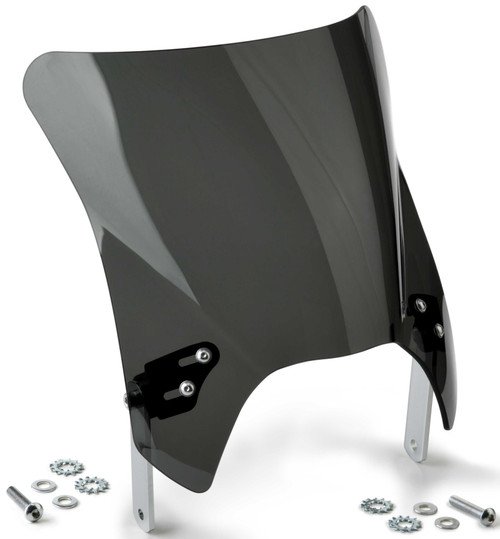 National Cycle N2844-001 National Cycle Mohawk Windshield Dark Tint Chrome Hardware N2844-001
