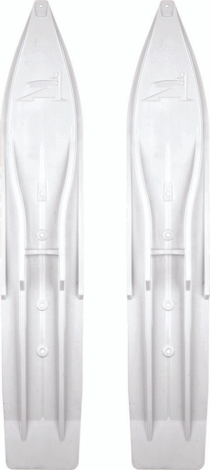 Slydog Pr/ Sly Dog Powderhound Ski 8" White Ph8Solwht