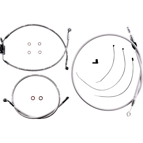 MAGNUM SHIELDING 3871128 Magnum Shielding Sterling Chromite Ii® Designer Handlebar Installation Kit - 8" - Fxlr/Fxfb/S 3871128