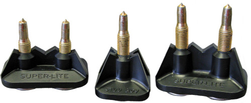 Stud Boy Super-Lite Pro Series Double Backers 0.75" 48/Pk Black 2512-P2-Blk