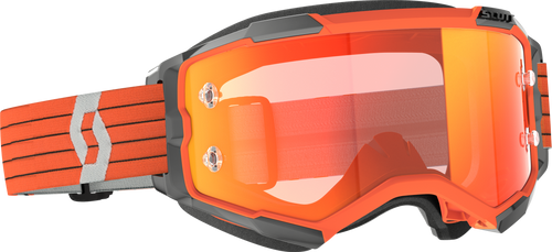 SCOTT 272828-1011280 Scott Fury Goggle Orange/Grey Orange Chrome Works 272828-1011280