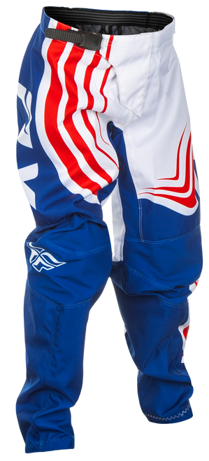 Fly Racing C378-23222 Fly Racing Youth F-16 Pants Ca/Ny Red/White/Blue Sz 22 C378-23222