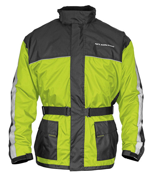 Nelson-Rigg SSJ-HVY-02-MD Nelson-Rigg Solostorm Jacket Hi-Vis Yellow/Black Md Ssj-Hvy-02-Md