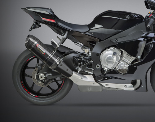 Yoshimura Exhaust Signature Alpha Slip-On Ss-Cf-Cf 13141Em220
