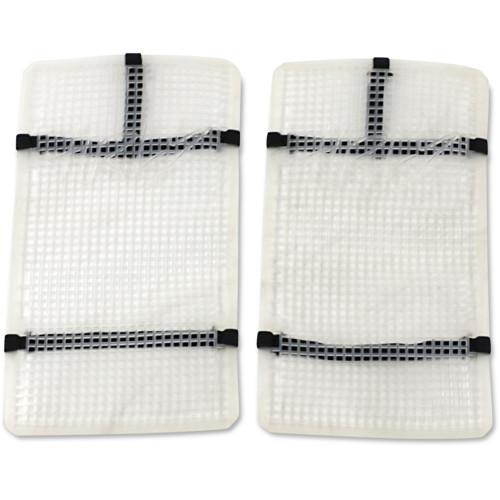 Moose Racing Mud Radiator Cover - White - Honda Hprmudcrf2504Tm