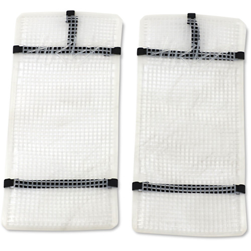 Moose Racing Mud Radiator Cover - White - Husqvarna Hprmudhus2502Tm